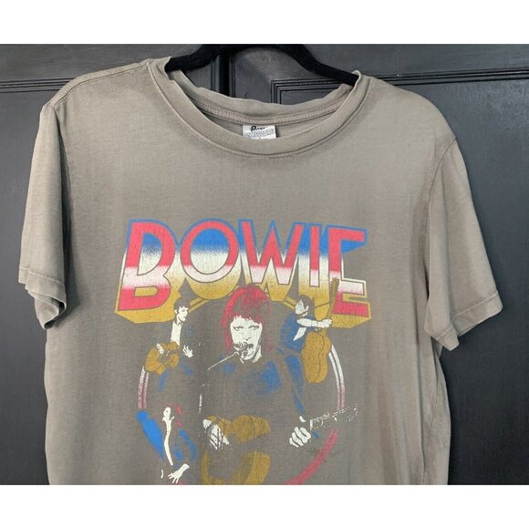 DAVID BOWIE ZIGGY STARDUST 1972 CONCERT T SHIRT Licensed Retro Tour Adult S - Picture 3 of 8